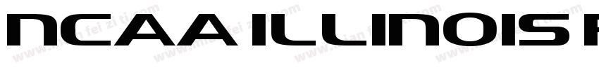NCAA Illinois Fighti字体转换